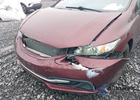 2013 Honda Civic Lx из США, поврежденный, VIN 2HGFB2F53DH528041